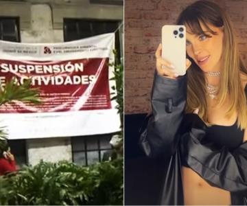 Belinda pasa por alto los sellos de clausura de un establecimiento