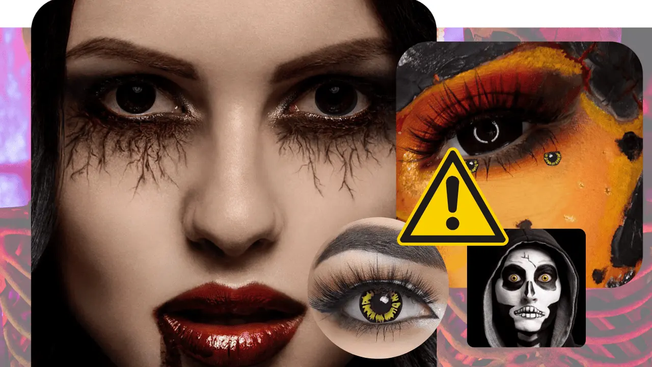 ¡Cuidado! Lentes de contacto de fantasía podrían dañar la vista