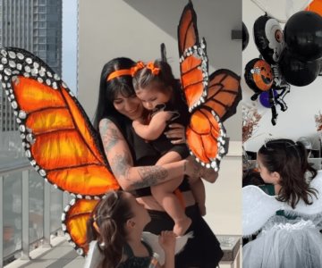 Cazzu y su hija Inti celebran Halloween pese a polémica con Nodal