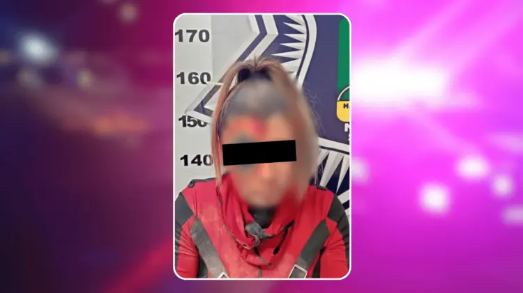 Karime N fue detenida la madrugada de este viernes en Nogales. (Foto: Especial/EXPRESO)