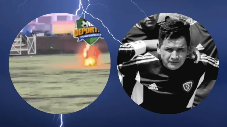 El video del momento del impacto circula en redes sociales. (Foto: Especial/Cortesía)