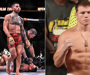 Ilia Topuria sueña con enfrentar a Canelo Álvarez en un combate de boxeo
