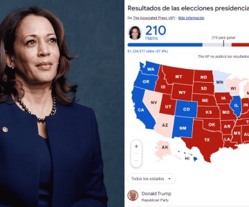 Kamala Harris cancela discurso tras proyecciones que favorecen a Trump