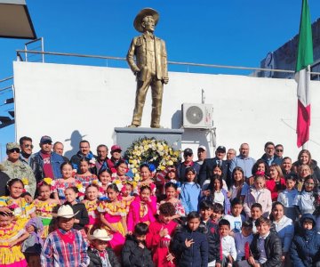 Celebran el 117 aniversario del héroe de Nacozari, Jesús García 