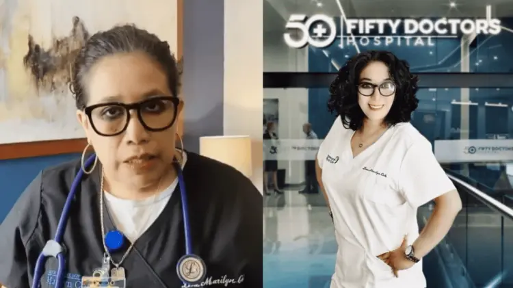 La mujer editaba imágenes y fingía pertenecer a una red de médicos. (Especial / EXPRESO)