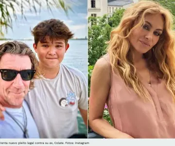 Hijo de Paulina Rubio vive momentos de tensión en aeropuerto de España 
