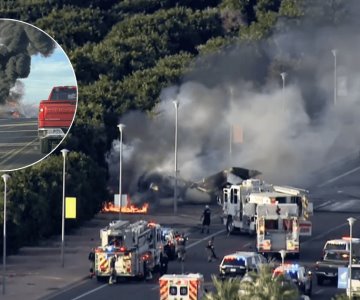 Avioneta impacta vehículo y deja cinco fallecidos en Arizona