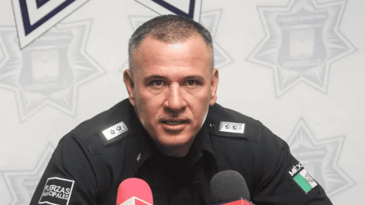 Jesús Alonso Durón Montaño, comisario jefe de la Policía Municipal. (Ramón Munguía/EXPRESO)