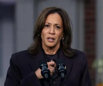 Mandan mensajes a residencia de Kamala Harris tras su derrota electoral