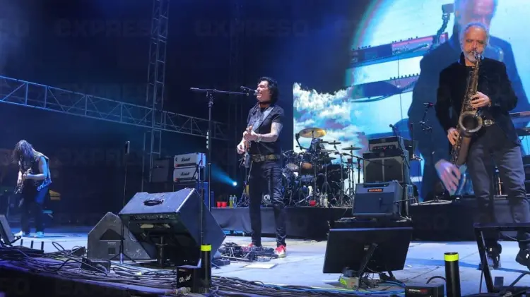 Caifanes se presentó en el escenario Tecate en el Parque La Ruina. (Foto: Cristian Ruiz/EXPRESO)