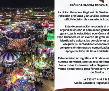 Cancelan Expo Ganadera 2024 en Sinaloa por clima de inseguridad