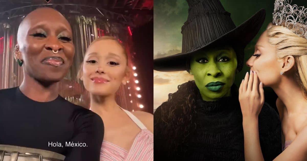 Ariana Grande y Cynthia Erivo agradecen en español al público en la CDMX