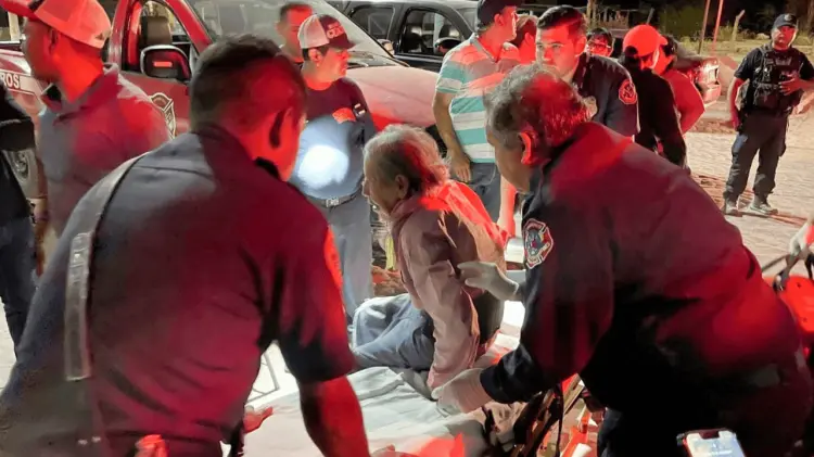 Epifanio fue trasladado a un hospital para su valoración médica. (Especial / EXPRESO)