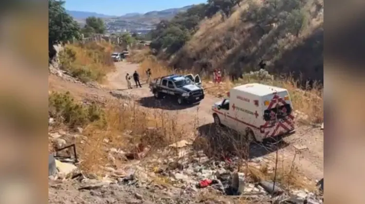El hallazgo ocurrió en la calle de terracería Fresno Grande. (Foto: Especial)