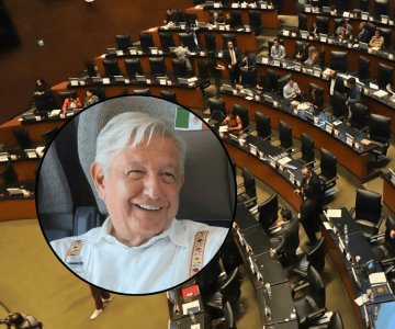 Senadores celebran cumpleaños de AMLO en plena votación de la CNDH