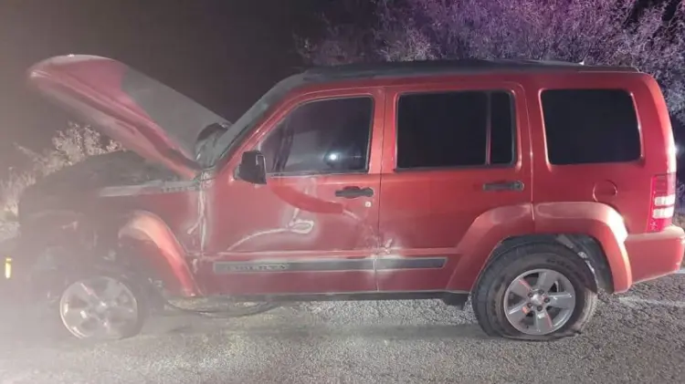 El conductor iba a bordo de una camioneta SUV. (Foto: Cortesía)