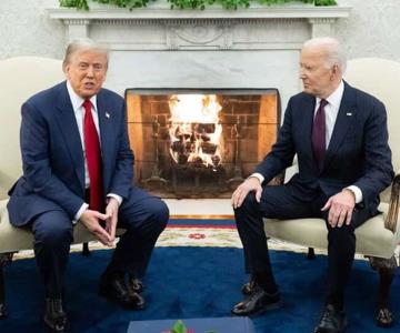 Joe Biden y Donald Trump inician transferencia de poder en la Casa Blanca