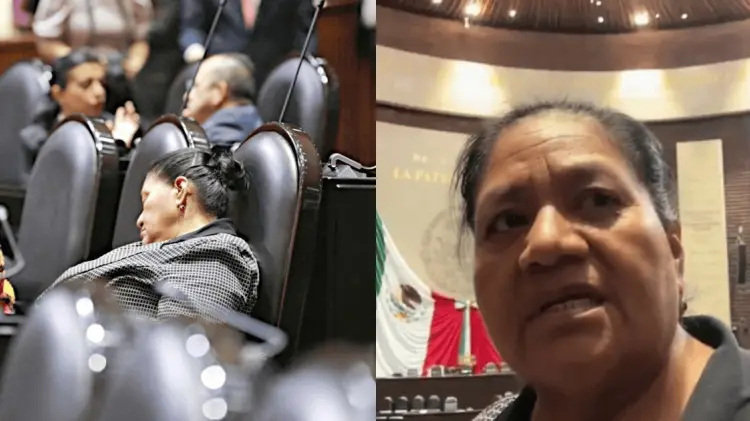 Herminia López calificó como de mala fe la foto que le tomaron dormida. (Foto: Agencia Reforma)