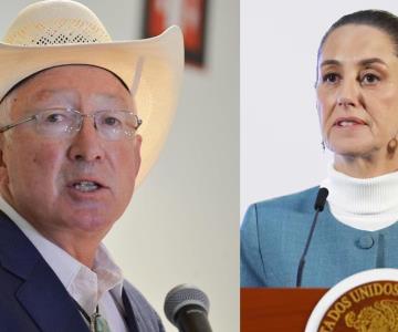 Se contradice, responde Claudia Sheinbaum a Ken Salazar