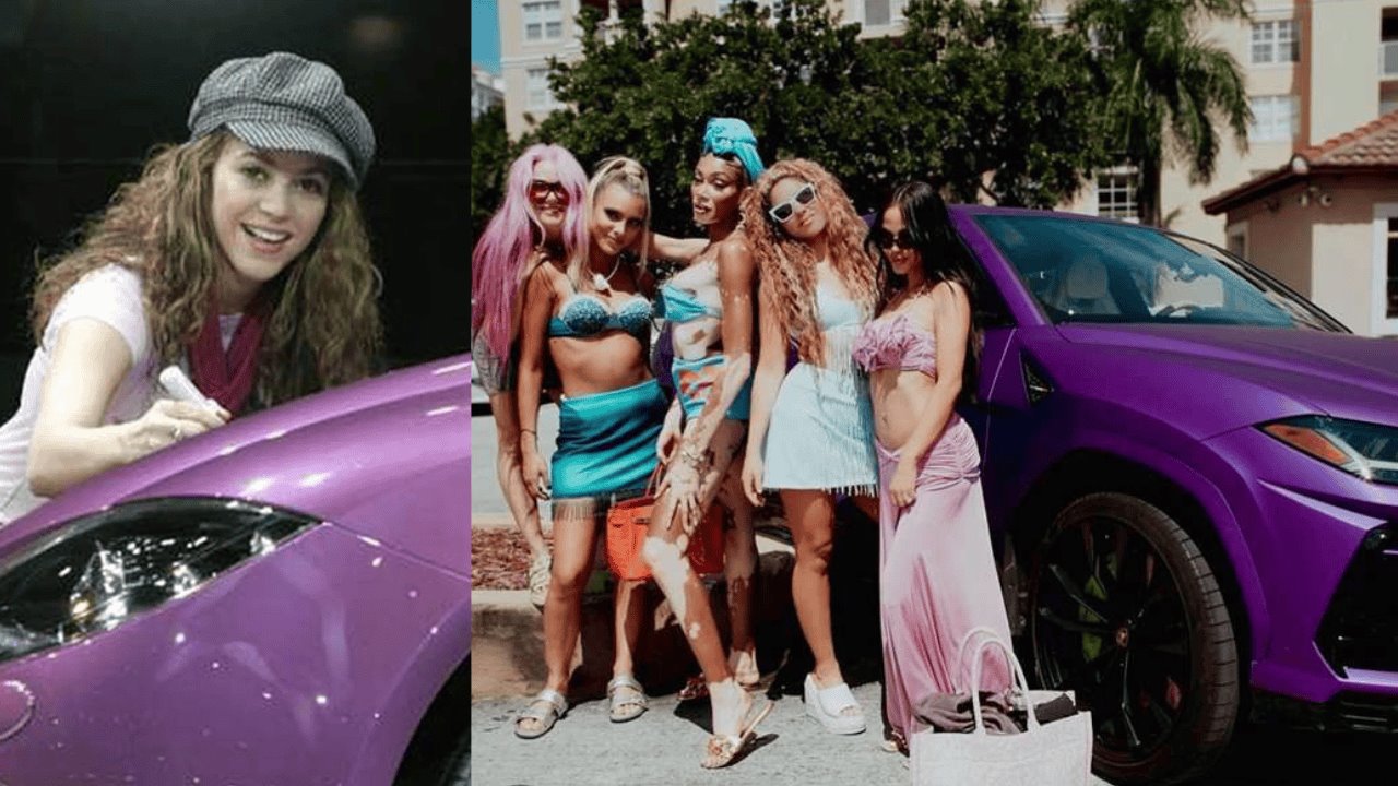 Shakira promete regalar su Lamborghini del video de Soltera a un fan 