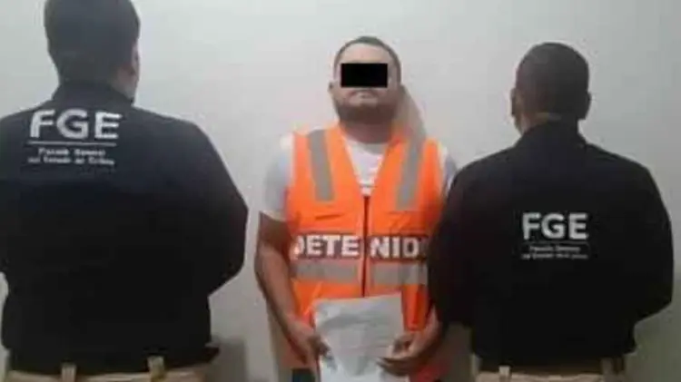 Mariano N, padre de la menor,  fue capturado por las autoridades de Colima. (Foto: @FiscaliaColima)