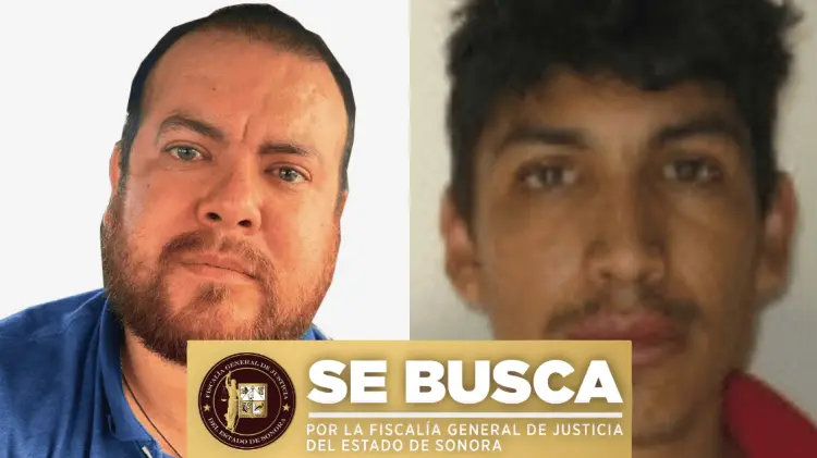 El Güero Colorado y El Chinola son buscados por la Fiscalía de Sonora. (Foto: Especial/EXPRESO)