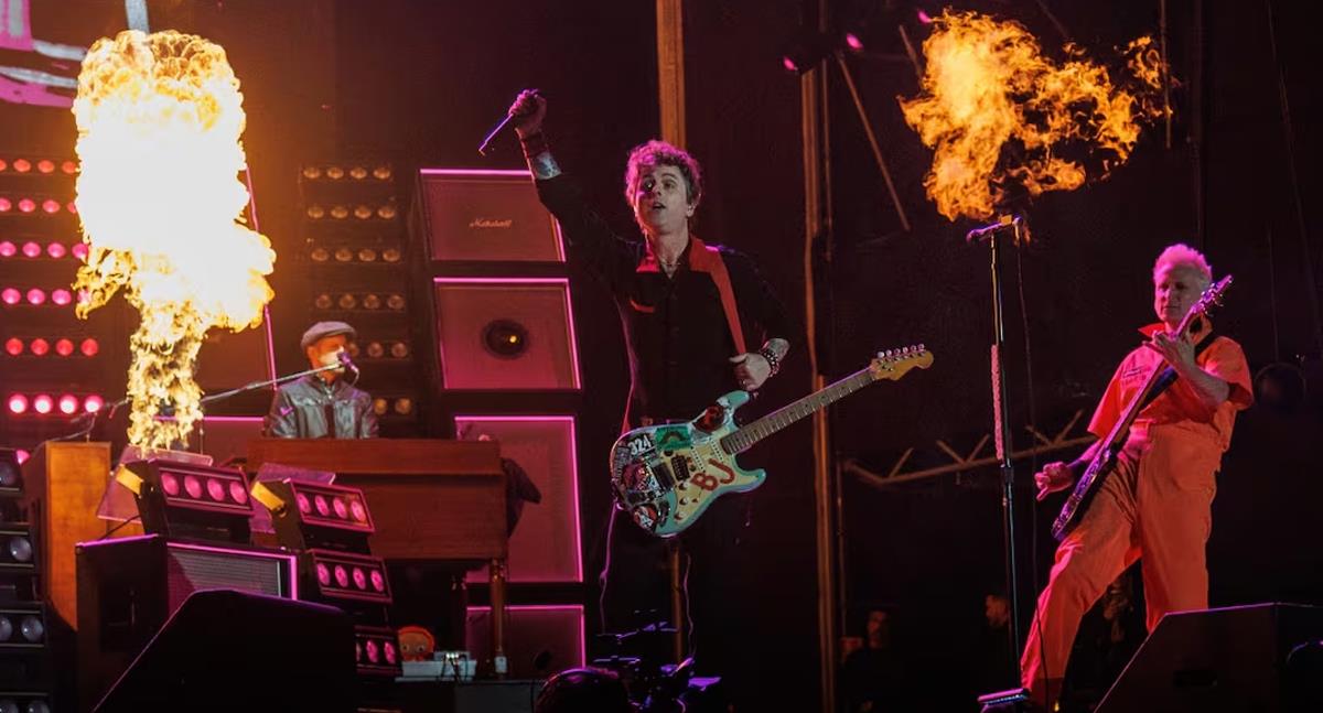 Green Day en el Corona Capital: noche de energía y conexión con sus fans