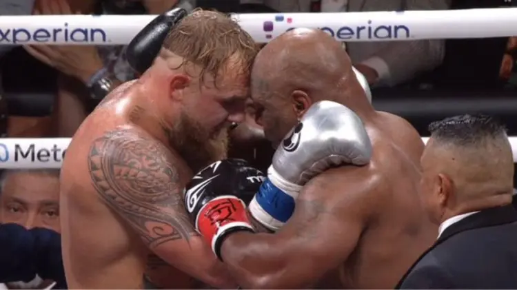Tyson y Paul se enfrentaron en el estadio AT&T de Arlington. (Foto: @netflix)