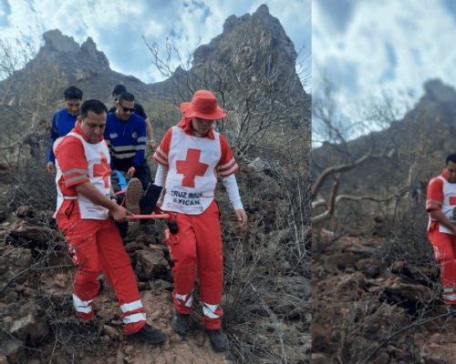 Mujer sufre fractura de tobillo al escalar el cerro Tetakawi, en San Carlos