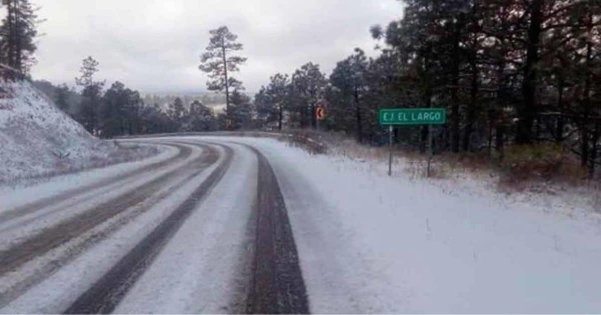 Alertan por lluvias y caída de nieve en Chihuahua por tormenta invernal