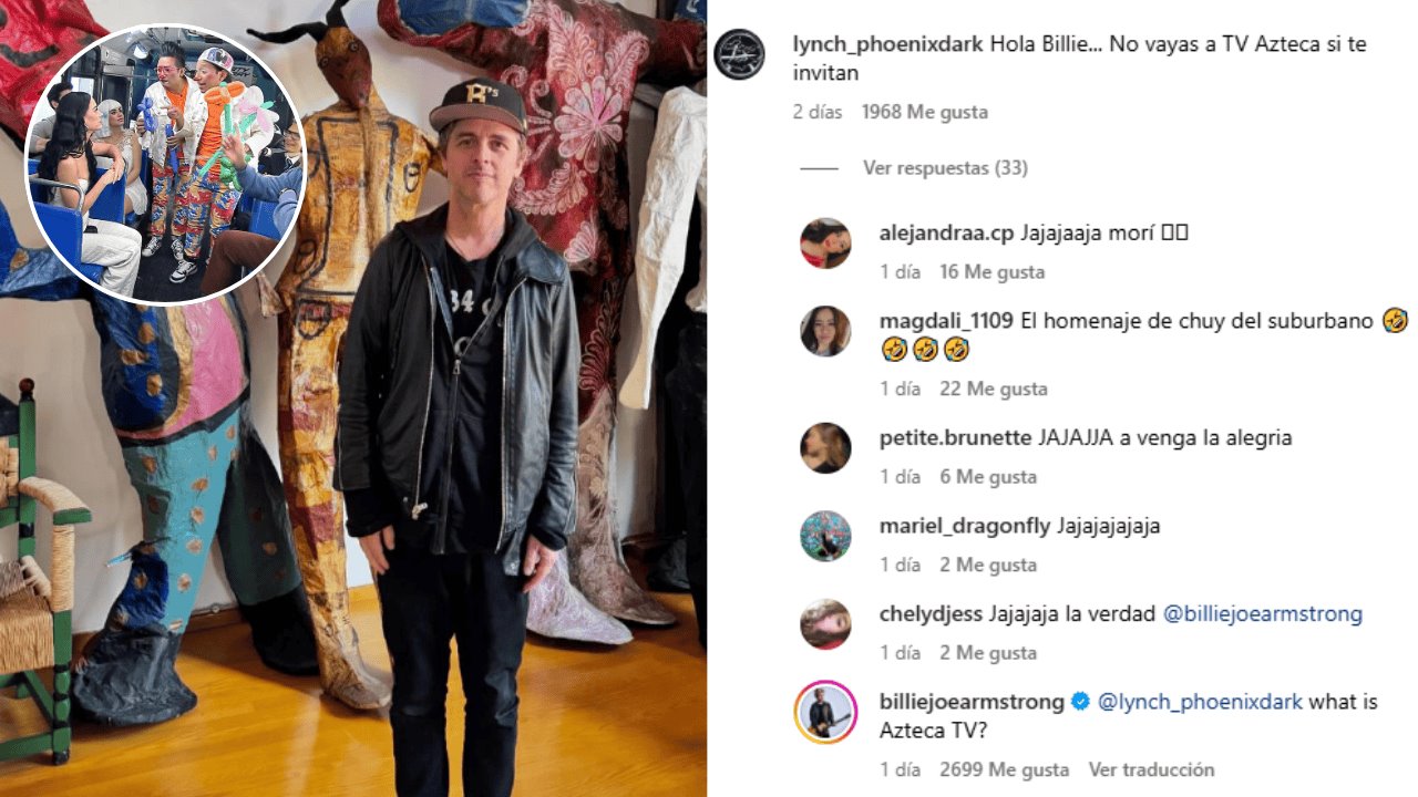 Piden a vocalista de Green Day no visitar TV Azteca y responde