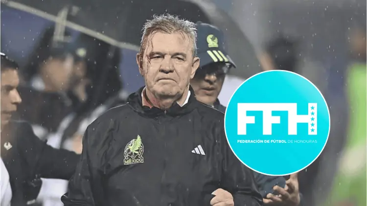 Javier Aguirre fue víctima de una agresión el pasado viernes en el Estadio Morazán, en San Pedro Sula.