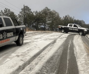 Se registra la primer nevada de la temporada invernal en Sonora