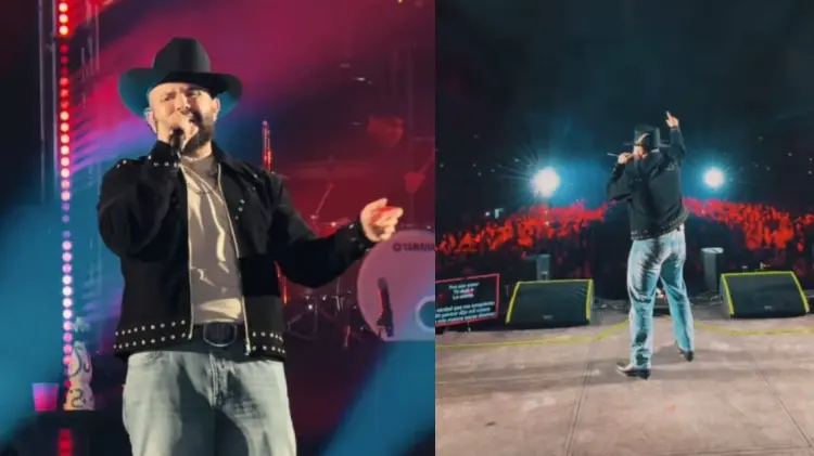 Carin León compartió los mejores momentos del show en Instagram. (Fotos: Capturas de video)