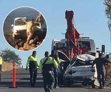 Muere joven tras caer al mar en la carretera Guaymas-Empalme