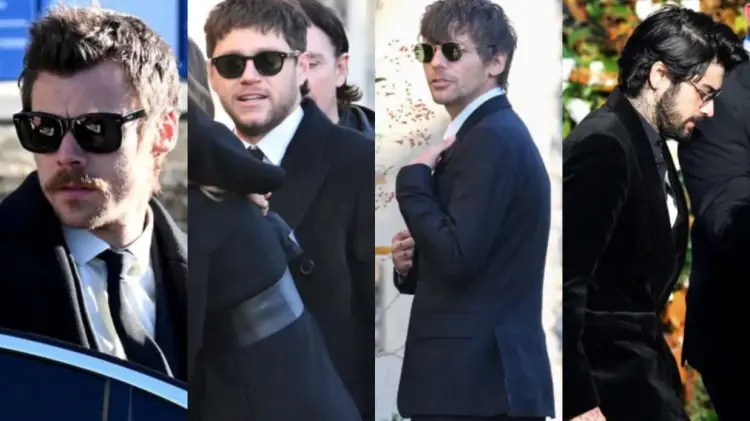 Los exintegrantes de One Direction se reunieron en el funeral de Liam Payne: FOTO: Redes sociales