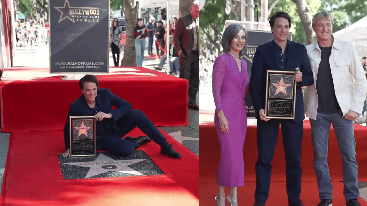 Ralph Macchio recibe su estrella en el Paseo de la Fama de Hollywood