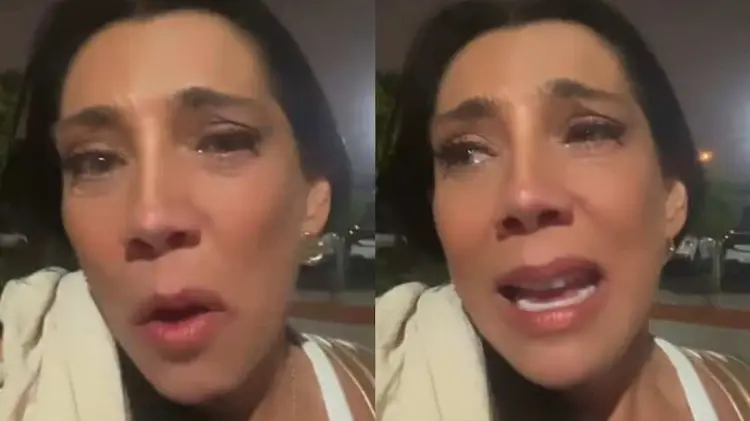 Cynthia Klitbo llora por sus problemas económicos tras sufrir un robo