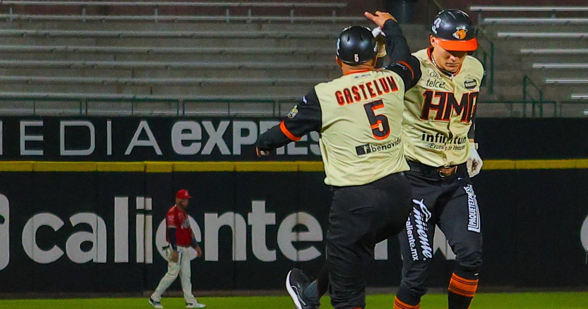 Naranjeros de Hermosillo barren a los Águilas de Mexicali