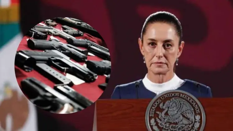 La Presidenta de México habló sobre la entrada de armas de EU en su conferencia matutina. (Especial)