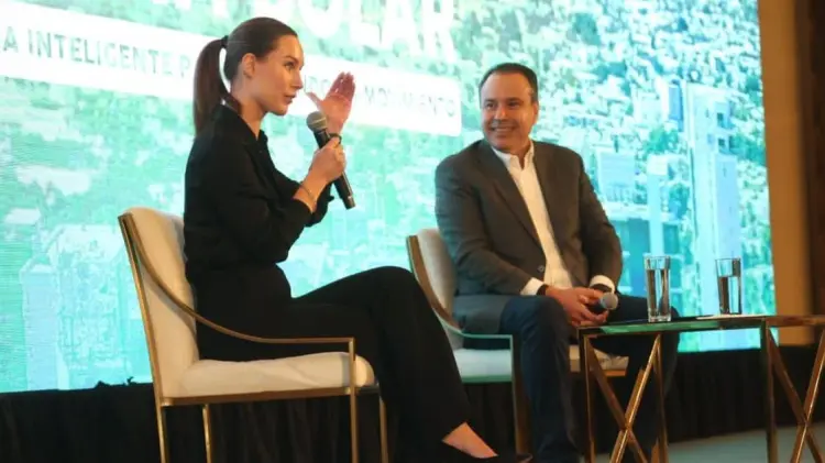 Sanna Marin impartió una conferencia magistral en el foro. (Foto: Jesús Ballesteros/EXPRESO)