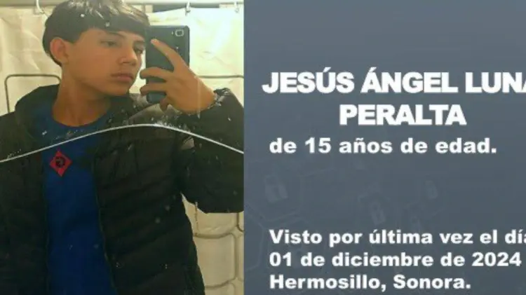 La Fiscalía de Sonora difundió la cédula de búsqueda del menor. (Foto: FGJE Sonora)