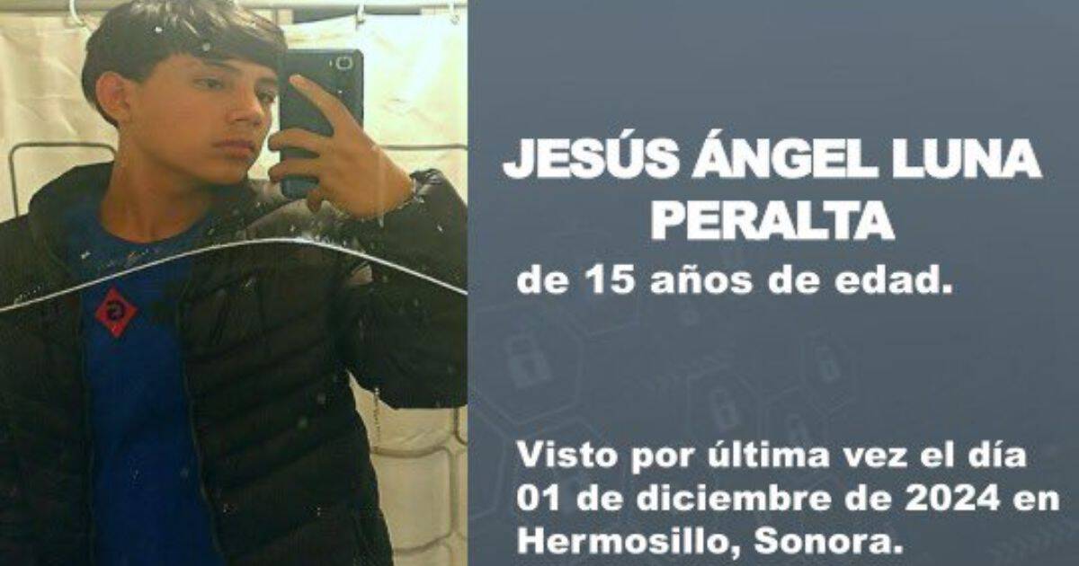 Activan Alerta Amber para localizar a Jesús Ángel, menor desaparecido