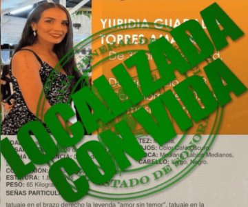 Localizan a Yuridia Guadalupe, reportada como desaparecida en Hermosillo