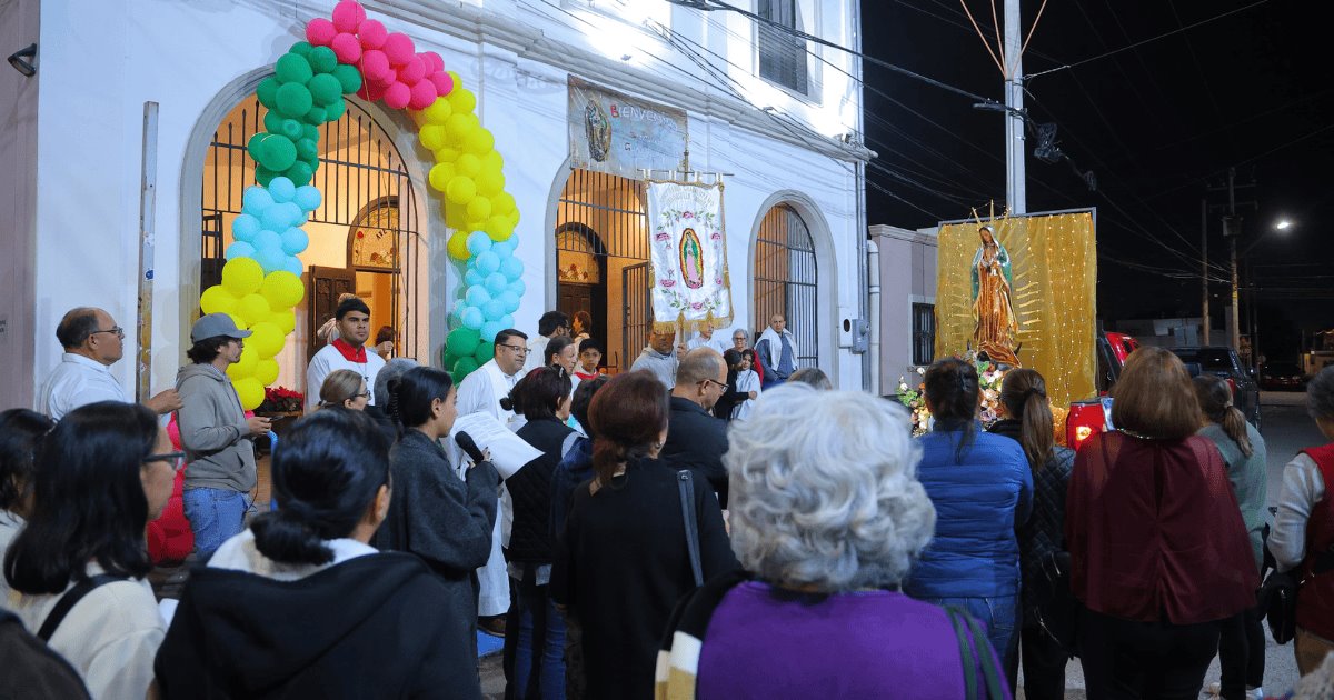 Oran por migrantes y desaparecidos en día siete de las Fiestas Guadalupanas