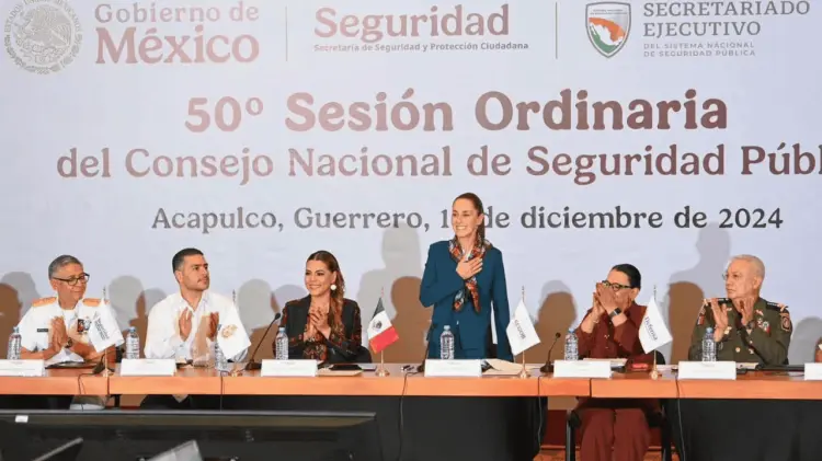 Durazo y Sheinbaum refrendan compromiso con la paz y la seguridad en México.  (Foto: Cortesía)