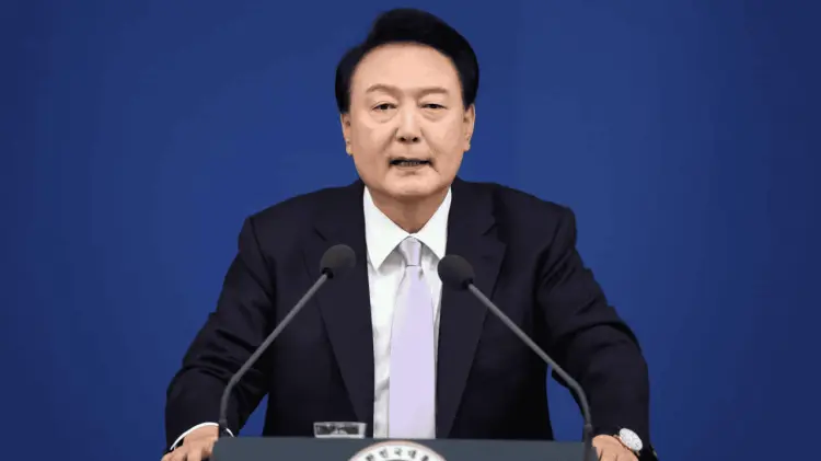 Yoon Suk Yeol, presidente de Corea del Sur. (Especial / EXPRESO)