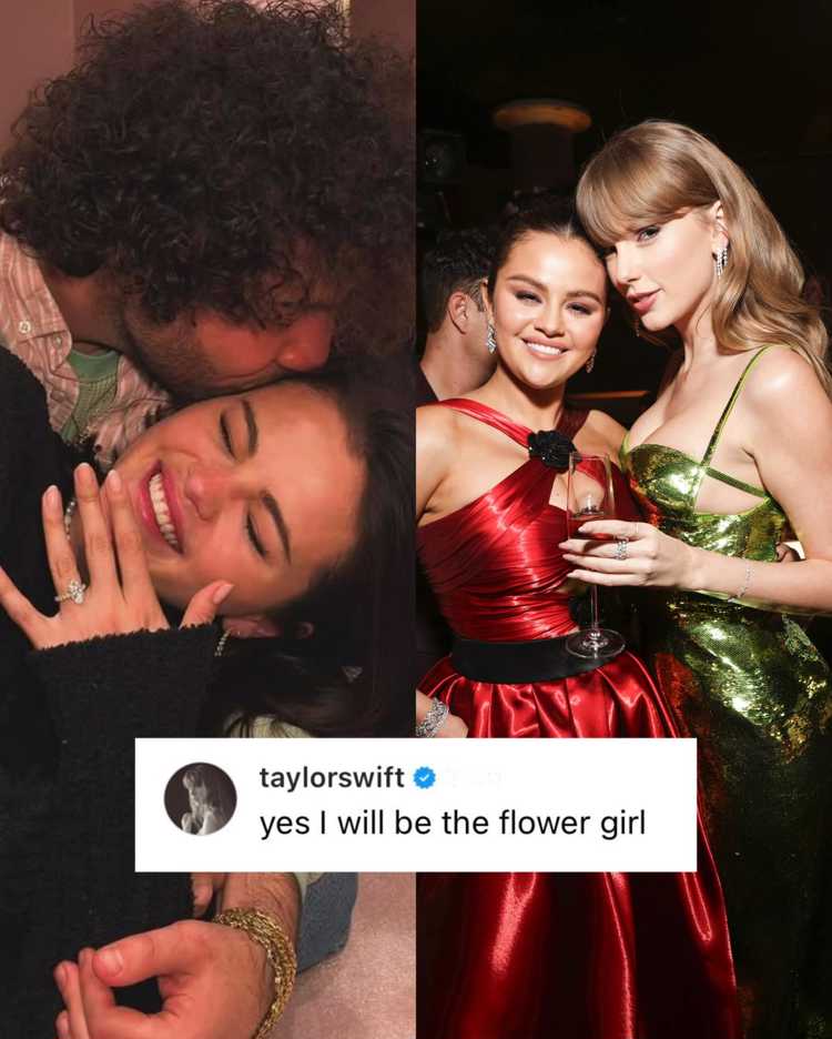 Taylor Swift reacciona al compromiso de Selena Gomez