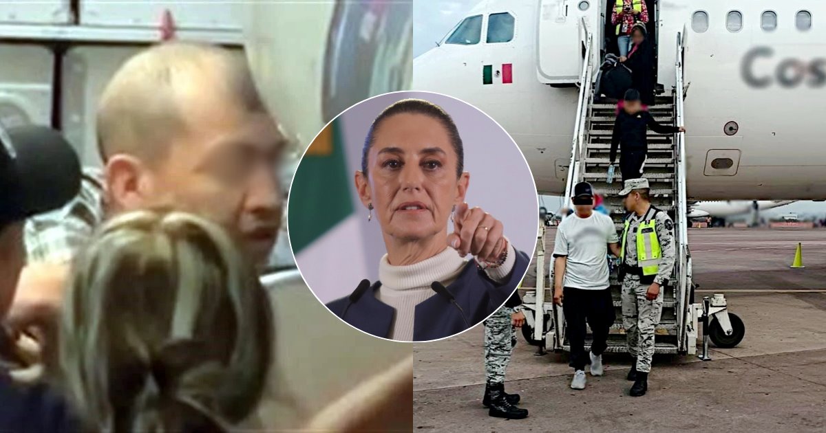 Esposa de pasajero que intentó desviar avión a EU pide ayuda a Sheinbaum