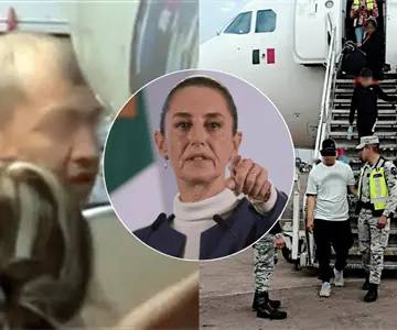 Esposa de pasajero que intentó desviar avión a EU pide ayuda a Sheinbaum